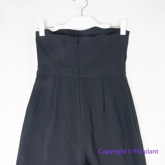 New! White‎ House Black Market Convertible Strapless Split-Leg Jumpsuit, size 4P - Picture 11 of 14